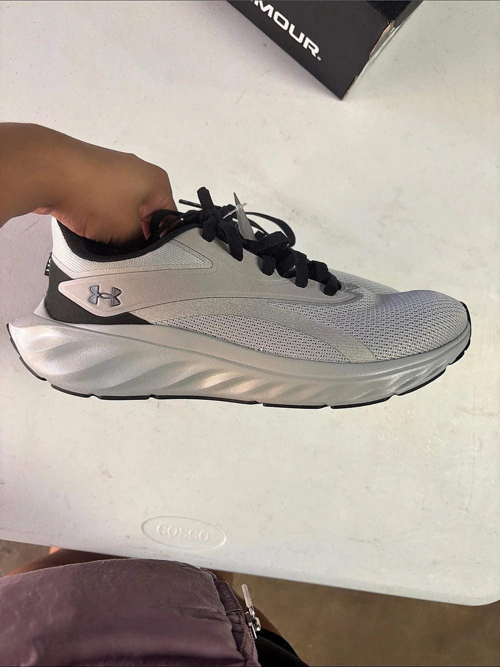 Under Armour UA Ascend Men's Gray Athletic Shoes US 9.5 NWT